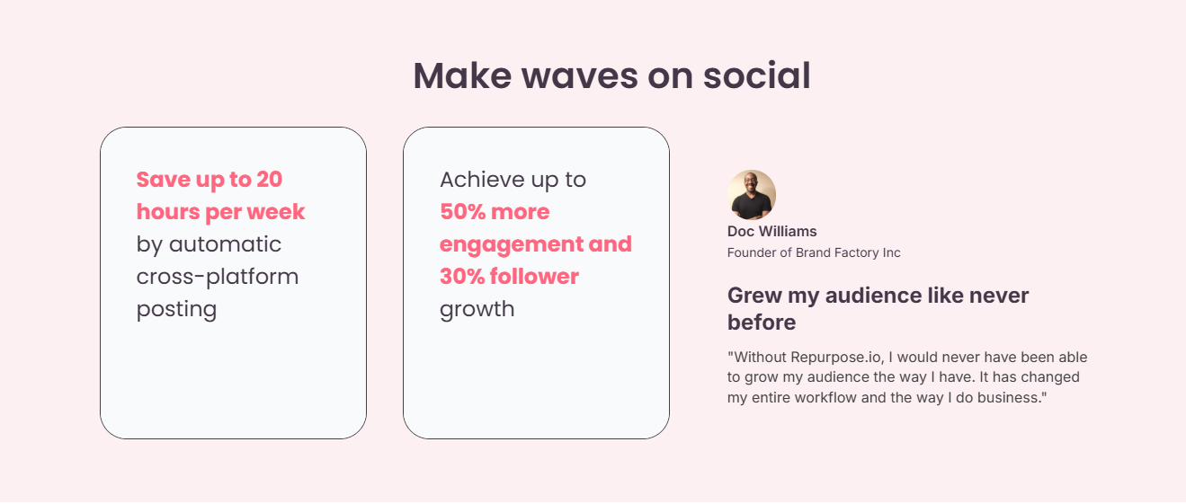 Screen displaying the repurpose.io sign in page and connection settings